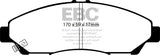 EBC 07-13 Acura MDX 3.7L Extra Duty Front Brake Pads