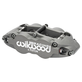 Wilwood Caliper Forged Narrow Superlite 6R R/H 1.62in/1.12in/1.12in Pistons .38in Rotor - Anodized