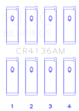 King Engine Bearings 91-02 Nissan SR20DE L4 DOHC 16 Valves (Size +0.25) Rod Bearing Set