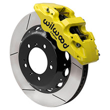 Load image into Gallery viewer, Wilwood 99-12 Porsche 911(996/997) Aero6 Front Brake Kit Slotted 14.00in Rotor W/Lines - Yellow