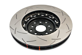 DBA 04-07 STi/2017 BRZ w/Perf. Pkg. 10 Hole Front Slotted 5000 Series 2/PC Rotor Assembled w/Blk Hat
