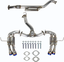 Load image into Gallery viewer, Invidia 2022+ Subaru WRX Gemini Single Layer Quad Titanium Tip Cat-Back Exhaust