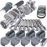 Eagle Chevy LT1 350 1Pc 3.750in Crank 6.000in H-Beam -5cc Flat Top 4.040in Pistons Rotating Assembly