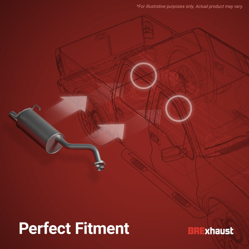 BRExhaust 02-06 Nissan Sentra 2.5L Muffler Kit