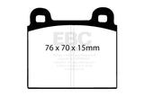 EBC 69-75 Ferrari 246 Dino 2.4 Bluestuff Front Brake Pads