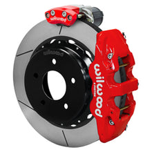 Load image into Gallery viewer, Wilwood 88-98 GM C1500 Aero4 Rear Electronic Parking Brake Kit 14in Rotor 3.25in Offset - Red