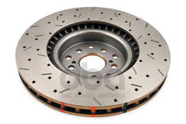 DBA 04-12 Subaru STi/2017 BRZ w/Perf. Pkg. 10 Stud Hole Front Drilled & Slotted 4000 Series Rotor