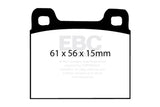 EBC 64-69 Porsche 911 2.0 (M Caliper) (Solid front rotor) Bluestuff Front Brake Pads