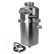 Load image into Gallery viewer, Moroso 2 Pc 60/40 Split 16.5in Tall 7in Dia 7.5qt Single Inlet Dry Sump Tank w/16AN Male Fitting