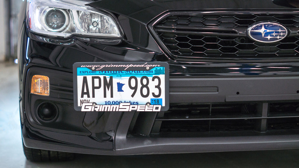 GrimmSpeed 2015 Subaru WRX/STI License Plate Relocation Kit