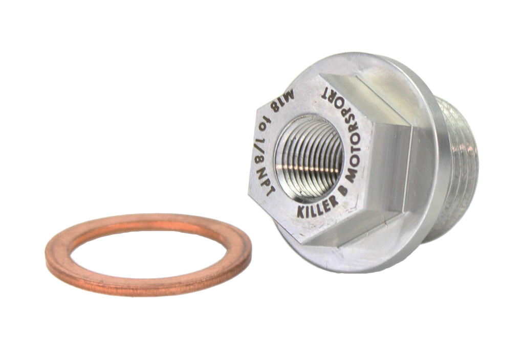 Killer B Oil Temperature Sensor Adapter M18 NPT