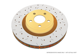 DBA 15-17 Chevrolet SS Rear 4000 Series Drilled & Slotted Rotor w/Black Hat