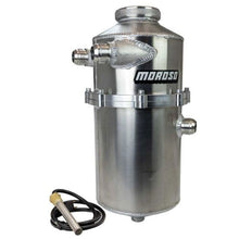 Load image into Gallery viewer, Moroso 2 Pc 60/40 Split 16.5in Tall 7in Dia 7.5qt Dual Inlet Dry Sump Tank w/16AN Male Fitting