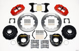 Wilwood Narrow Superlite 4R Rear P-Brk Kit 12.88in Red Chevy 12 Bolt-Spec 3.15in Bearing