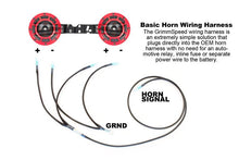 Load image into Gallery viewer, GrimmSpeed 02-14 Subaru WRX/STI Hella Horn Wiring Harness
