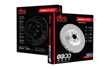 Load image into Gallery viewer, DBA 02-10 WRX / 13+ FR-S / 13+ BRZ Premium  Front Slotted 5000 Series 2 Piece Rotor w/ Black Hat