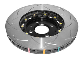 DBA 2012 Lotus Exige Front Slotted 5000 Series 2 Piece Rotor Assembled w/ Black Hat