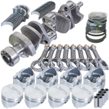 Eagle Chevy 350 1Pc 3.750in Crank 5.700in I-Beam Rod 4.040in Pistons 168 Tooth FP Balanced Assembly