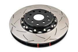DBA 04-07 STi/2017 BRZ w/Perf. Pkg. 10 Hole Front Slotted 5000 Series 2/PC Rotor Assembled w/Blk Hat
