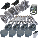 Eagle Chevy 350 3.750in Crank 6.000in H-Beam -16cc Inv Dome 4.060in Pistons Rotating Assembly