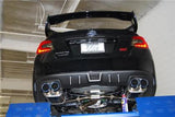 Invidia 15+ Subaru WRX/STI 4Dr Q300 Twin Outlet Rolled Titanium Burnt Quad Tip Cat-Back Exhaust