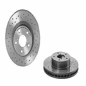 Brembo 93-01 Subaru Impreza/90-01 Legacy Front Premium Xtra Cross Drilled UV Coated Rotor