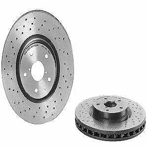 Brembo 05-14 Subaru Impreza/2020 Toyota 86 Front Premium Xtra Cross Drilled UV Coated Rotor