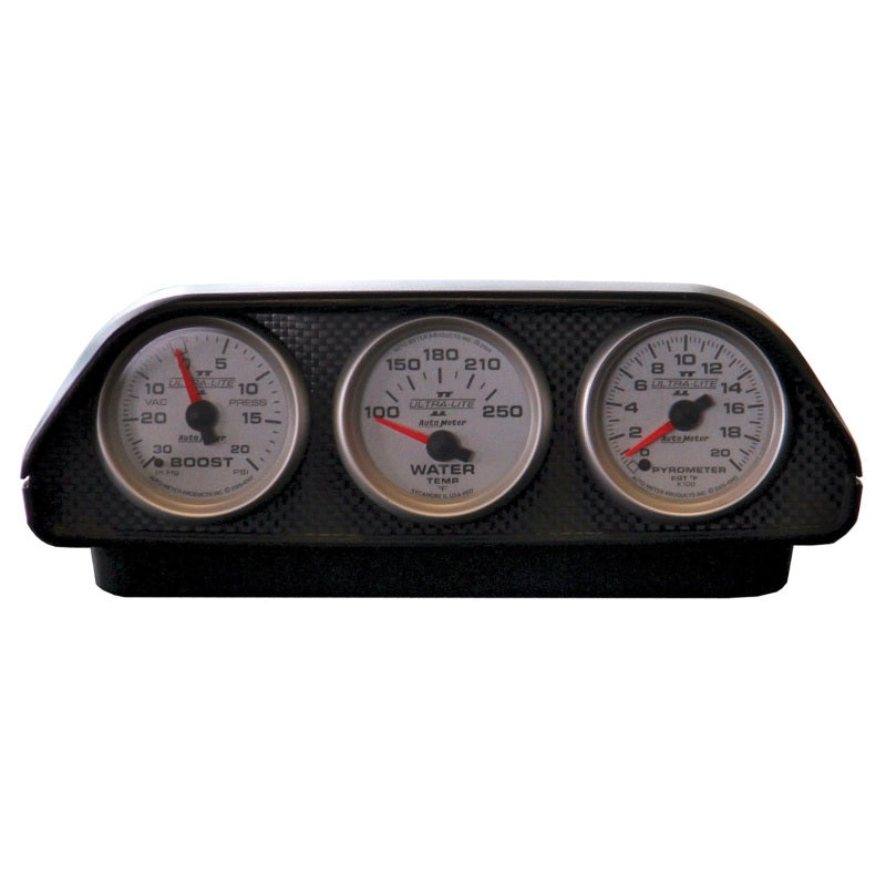 Autometer Triple 52mm Universal Fit Dash Top Pod