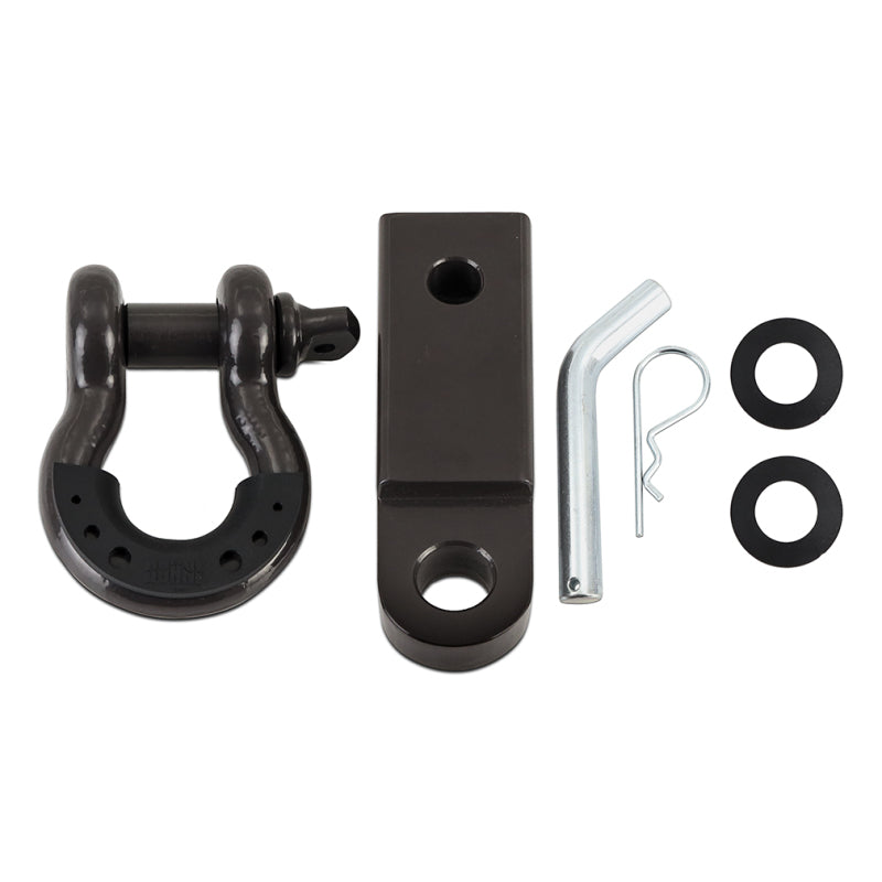 Mishimoto Borne Hitch Receiver & Shackle Set Black