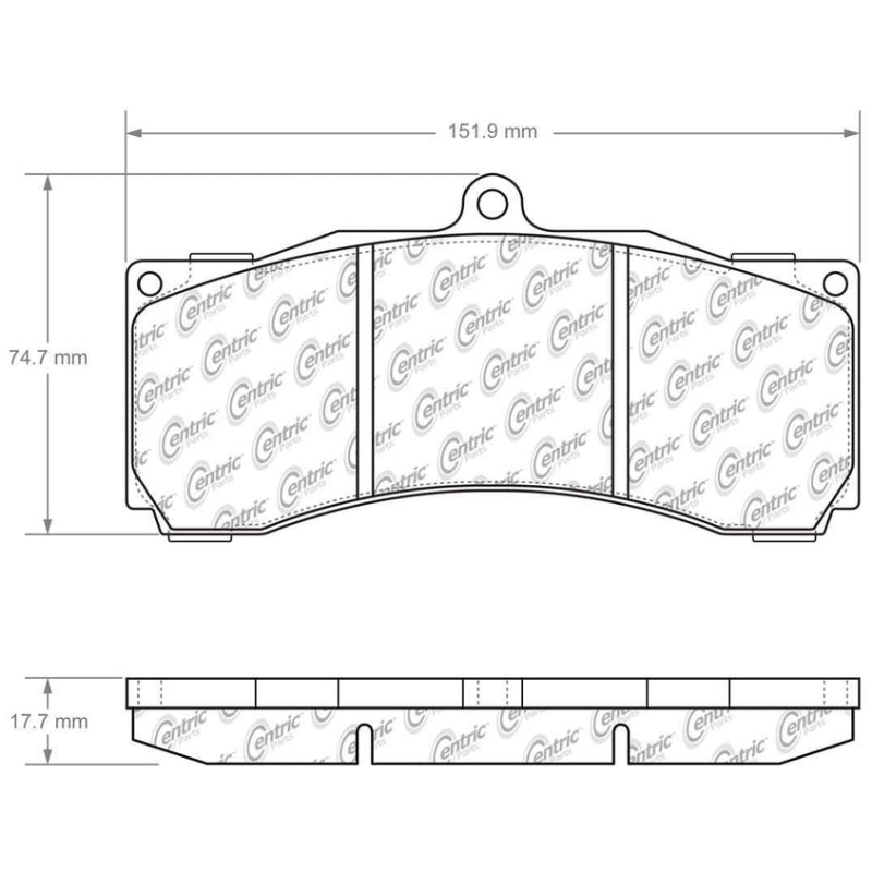 StopTech Street Touring ST-60 Front or Rear Caliper Brake Pads