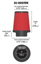 Load image into Gallery viewer, AEM DryFlow Air Filter Kit 4in x 7in DRYFLOW