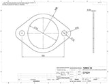 Turbo XS 2-Bolt High Temperature Exhaust Gasket 76mm/3in ID (Single)