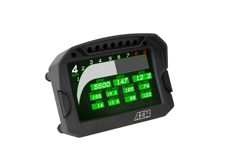 AEM CD-5G Carbon Digital Dash Display w/ Interal 10Hz GPS & Antenna