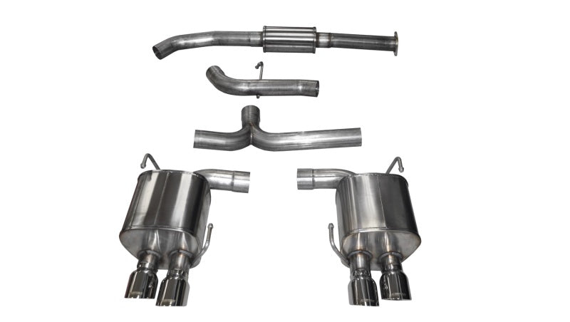 Corsa 2015 Subaru WRX Cat Back Exhaust, Polished Quad 3.5in Tips *Sport*