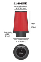 Load image into Gallery viewer, AEM DryFlow Air Filter Kit 4in x 7in DRYFLOW