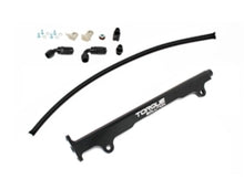 Load image into Gallery viewer, Torque Solution Mitsubishi Evo X Billet Aluminum Fuel Rail - Black