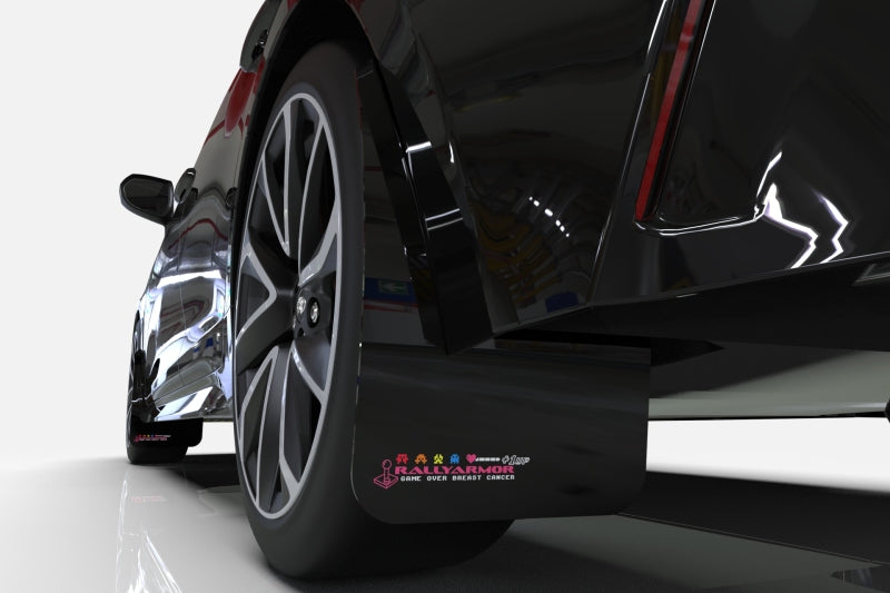 Rally Armor 02-07 Subaru RS/2.5i/WRX/STI (06-07 Wagon Req. Front Flap Mod.) Black Mud Flap BCE Logo