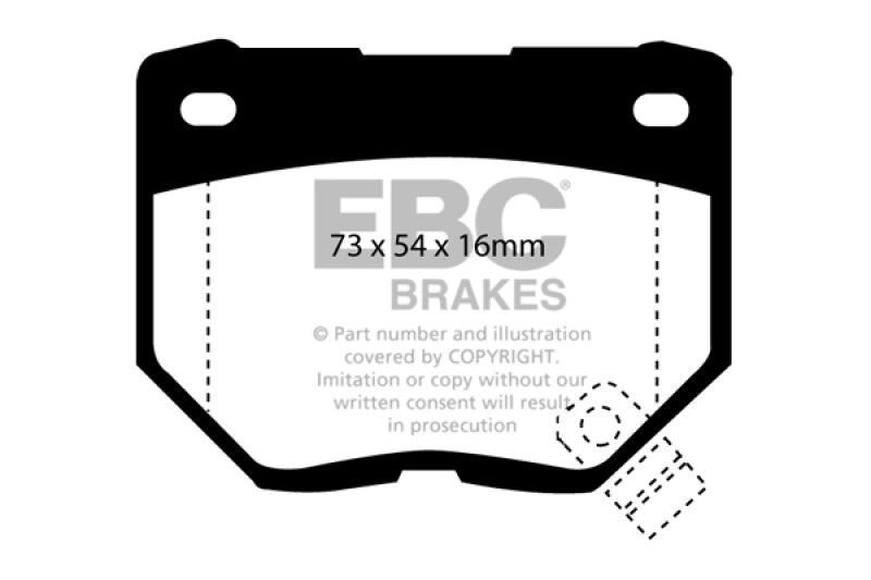 EBC 89-95 Nissan Skyline (R32) 2.6 Twin Turbo GT-R Bluestuff Rear Brake Pads