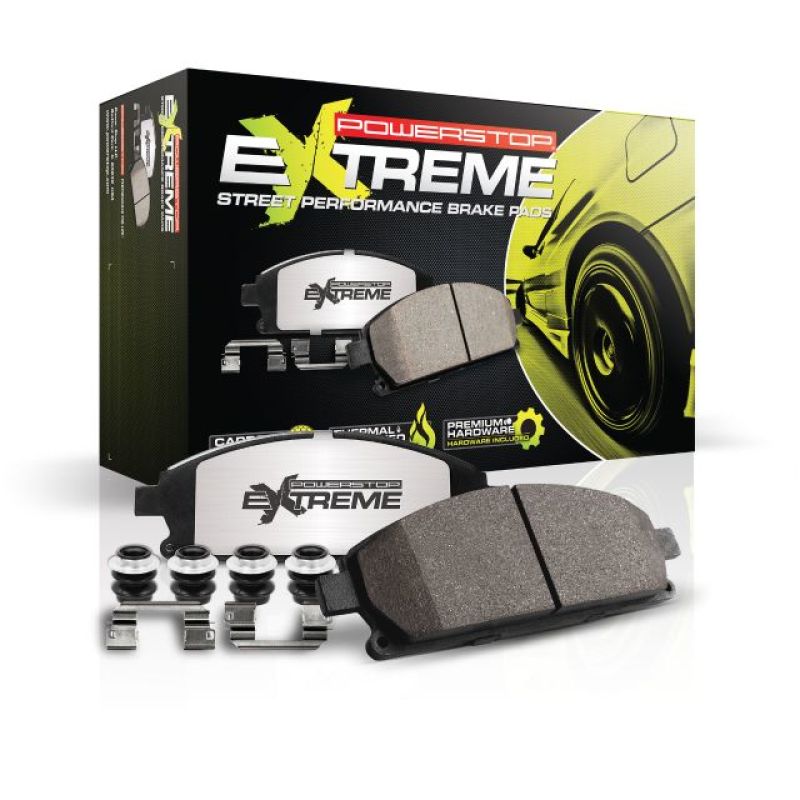 Power Stop 13-16 Subaru BRZ Rear Z26 Extreme Street Brake Pads w/Hardware