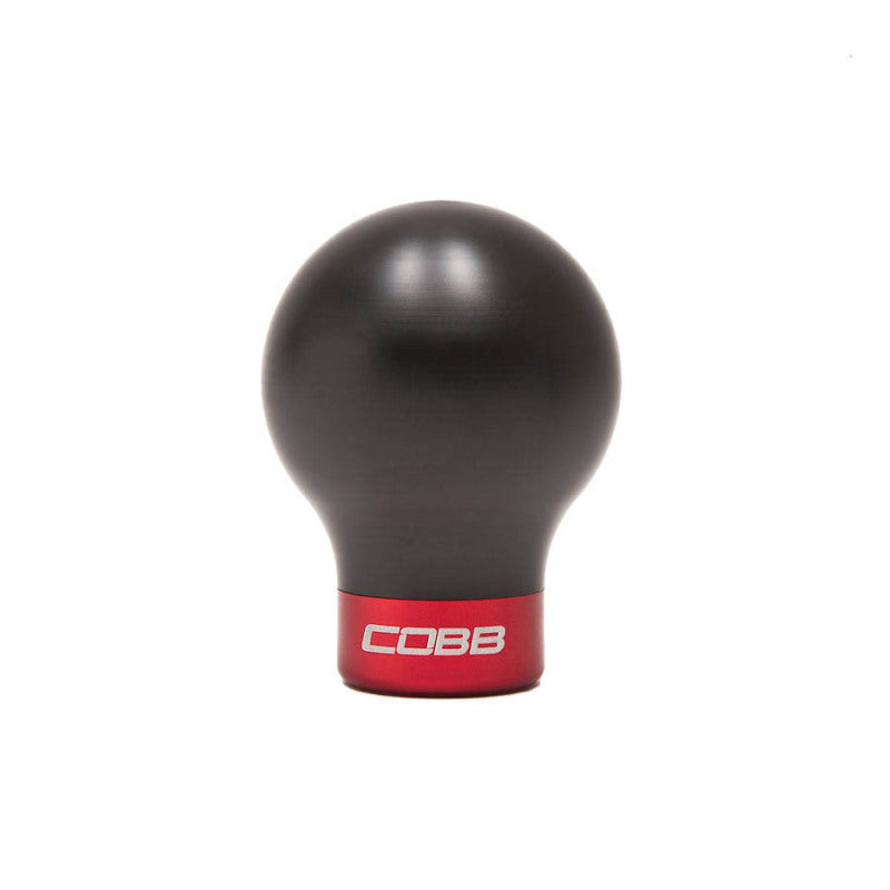 Cobb Subaru 6-Speed COBB Shift Knob - Black w/Race Red Collar (Non-Weighted)