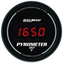 Load image into Gallery viewer, Autometer Z Series 52mm 0-2000 Deg F Digital EGT/Pyrometer Gauge