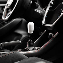 Load image into Gallery viewer, Cobb Subaru 6-Speed Tall Weighted COBB Shift Knob - White (Incl. Both Red + Blk Collars)