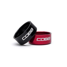 Load image into Gallery viewer, Cobb Subaru 6-Speed Tall Weighted COBB Shift Knob - Black (Incl. Both Red + Blk Collars)