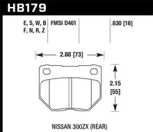 Load image into Gallery viewer, Hawk 06-07 WRX Blue 9012 Rear Race Pads